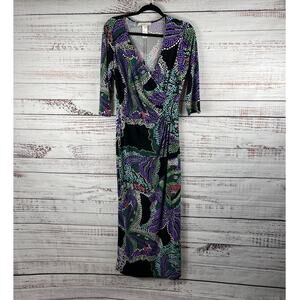 Laundry By Design Women's Size M Colorful Floral Maxi Dress